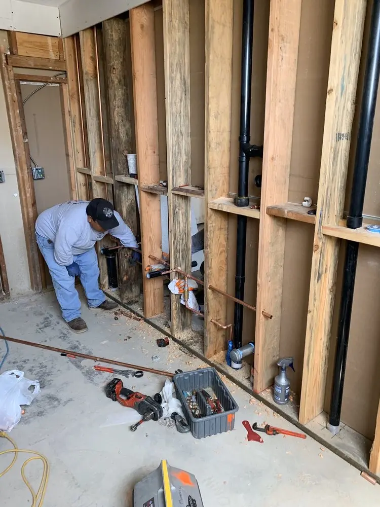 Commercial rough-in plumbing for Water Heater Replacement in Sugar Grove
